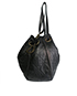 Cannage Drawstring Tote, bottom view